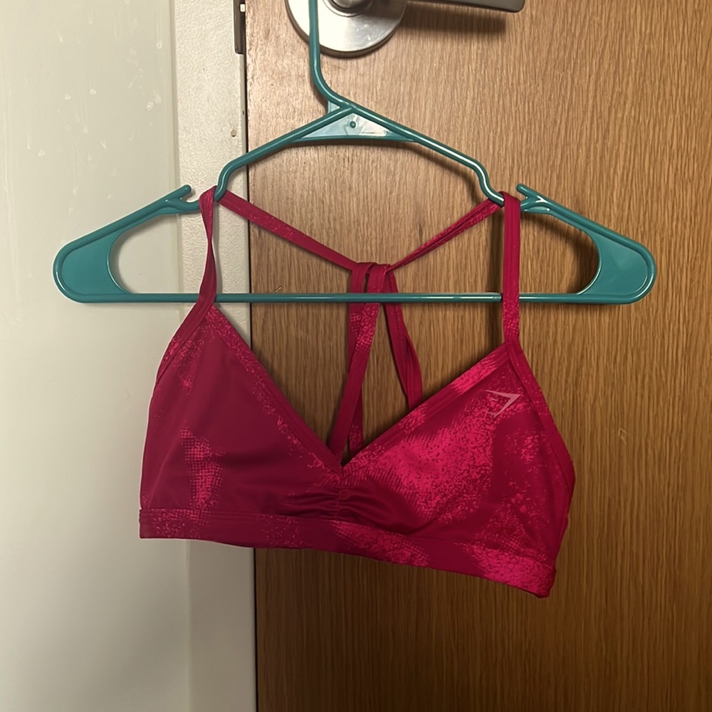 Gymshark Strappy Pink Sports Bra